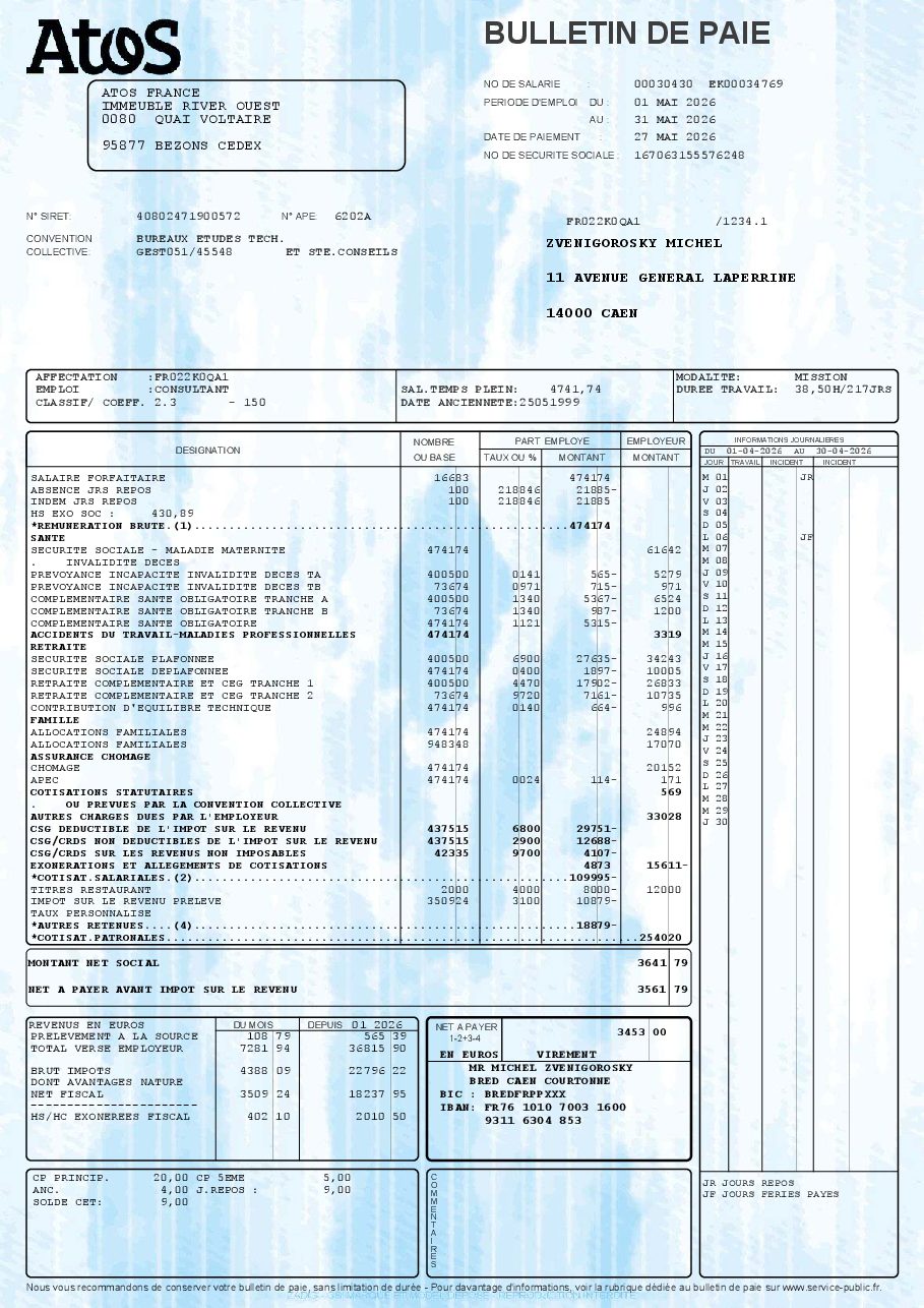 Aperçu de Periode 202605 - Matricule 00030430.pdf