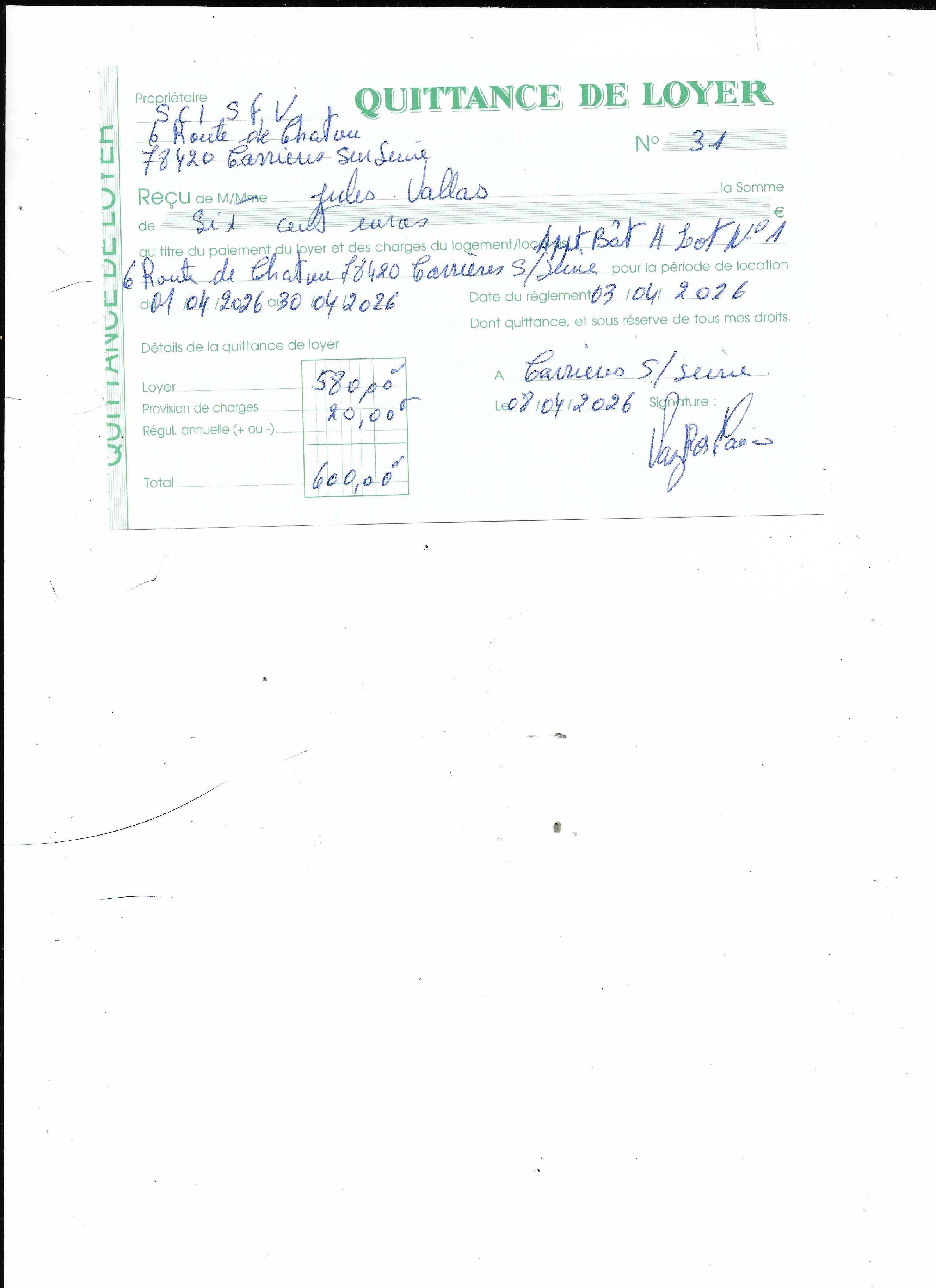 Aperçu de Quittance de loyer M. Vallas jules mois d'Avril.pdf