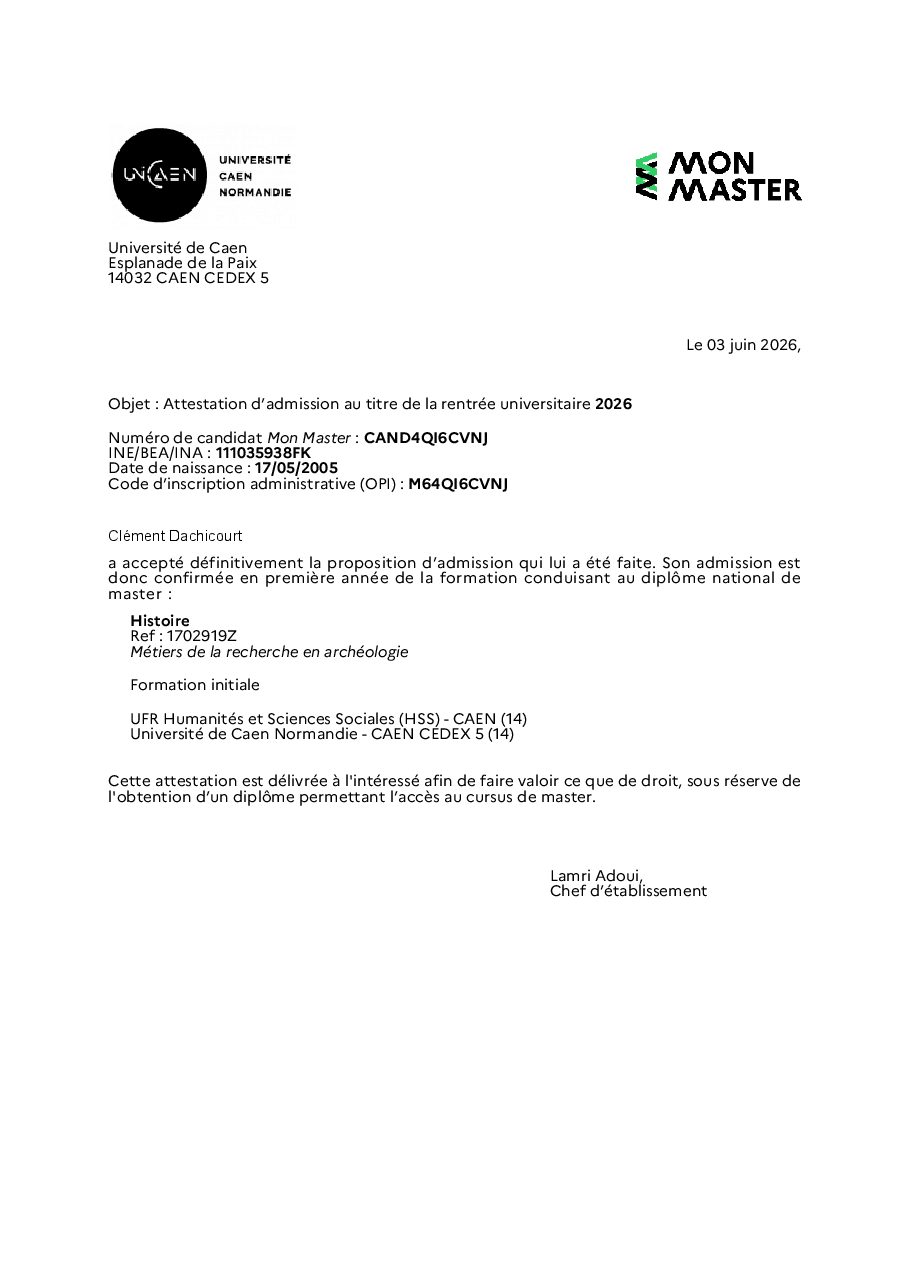Aperçu de Attestation_admission_Université de Caen Normandie.pdf