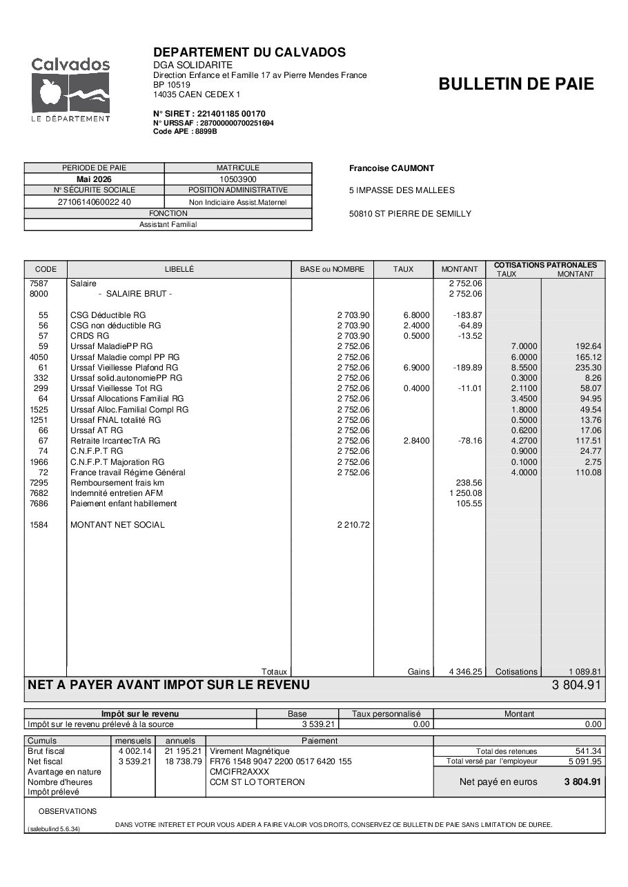 Aperçu de Maman salaire mai 2026.pdf
