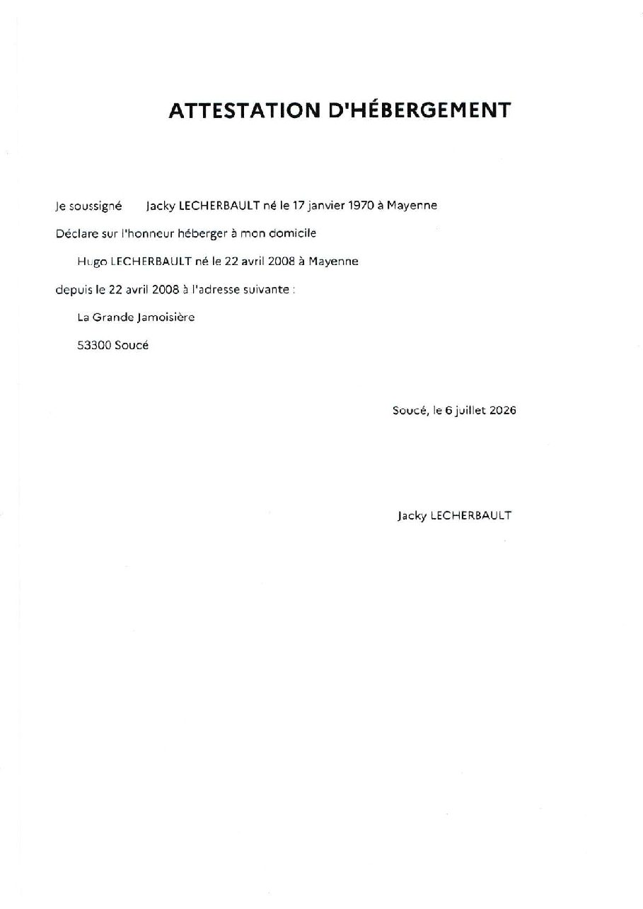 Aperçu de Attestation d'hébergement.pdf