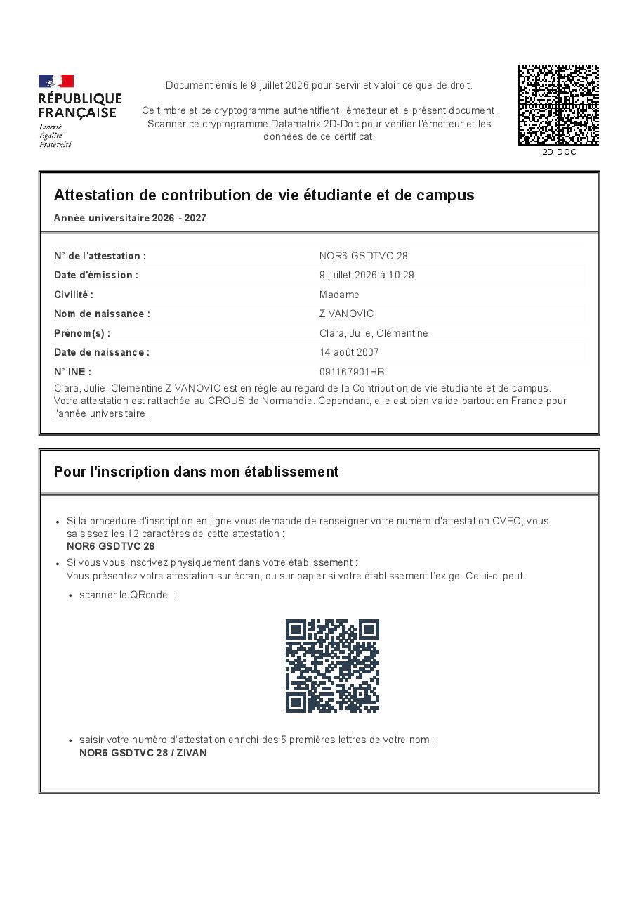 Aperçu de Attestation CVEC 2026-2027.pdf