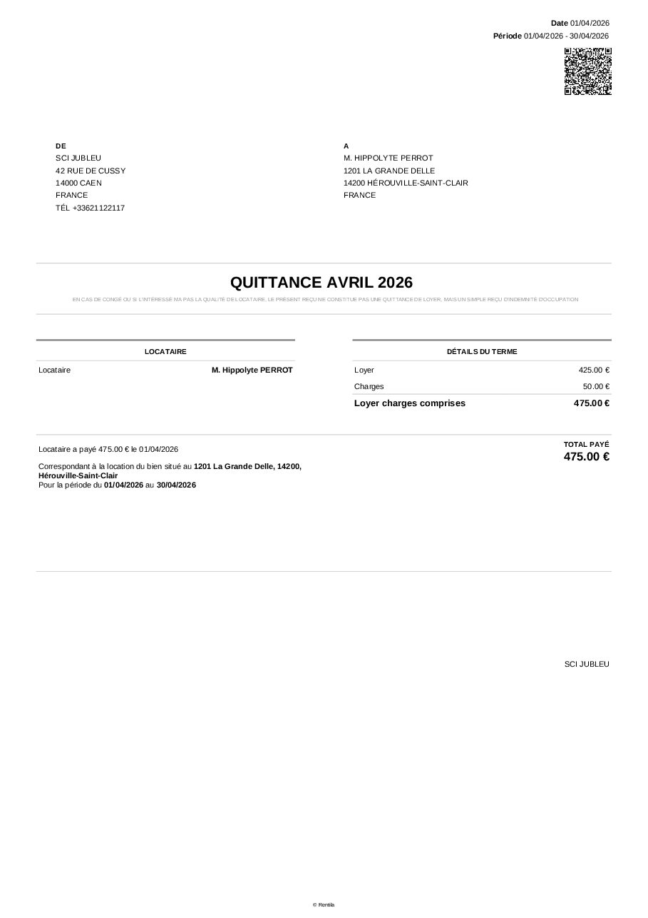 Aperçu de Quittance_HEROUVILLE_Hippolyte_PERROT_1_avril_2026.pdf