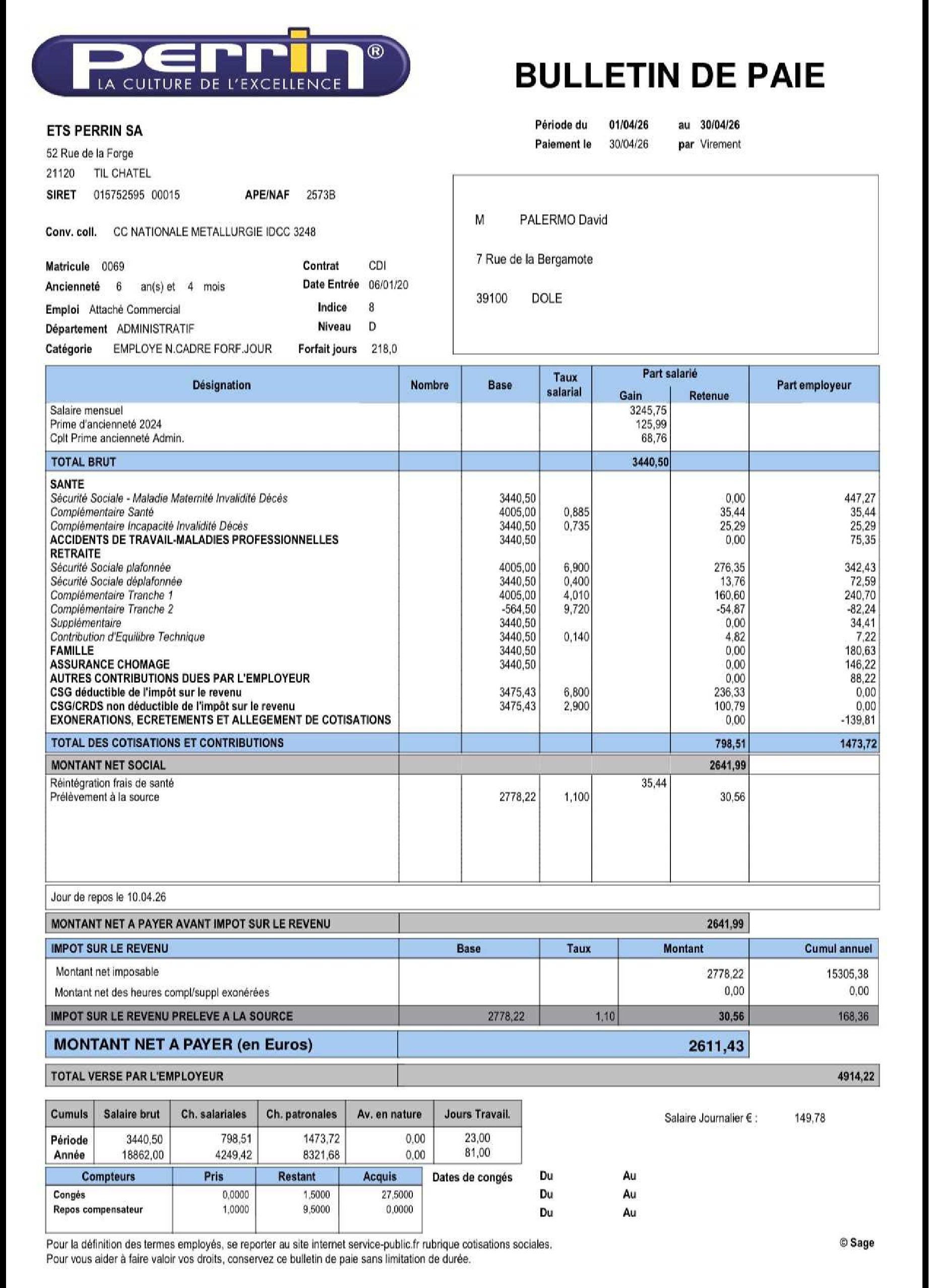 Aperçu de Bulletin de salaire avril pdf.pdf