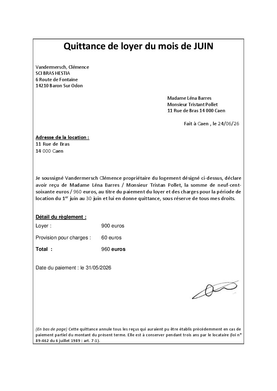Aperçu de Quittance 11 Rue de Bras 06.2026.pdf