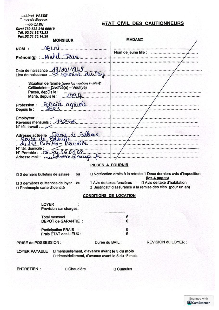 Aperçu de Fiche garant 2
