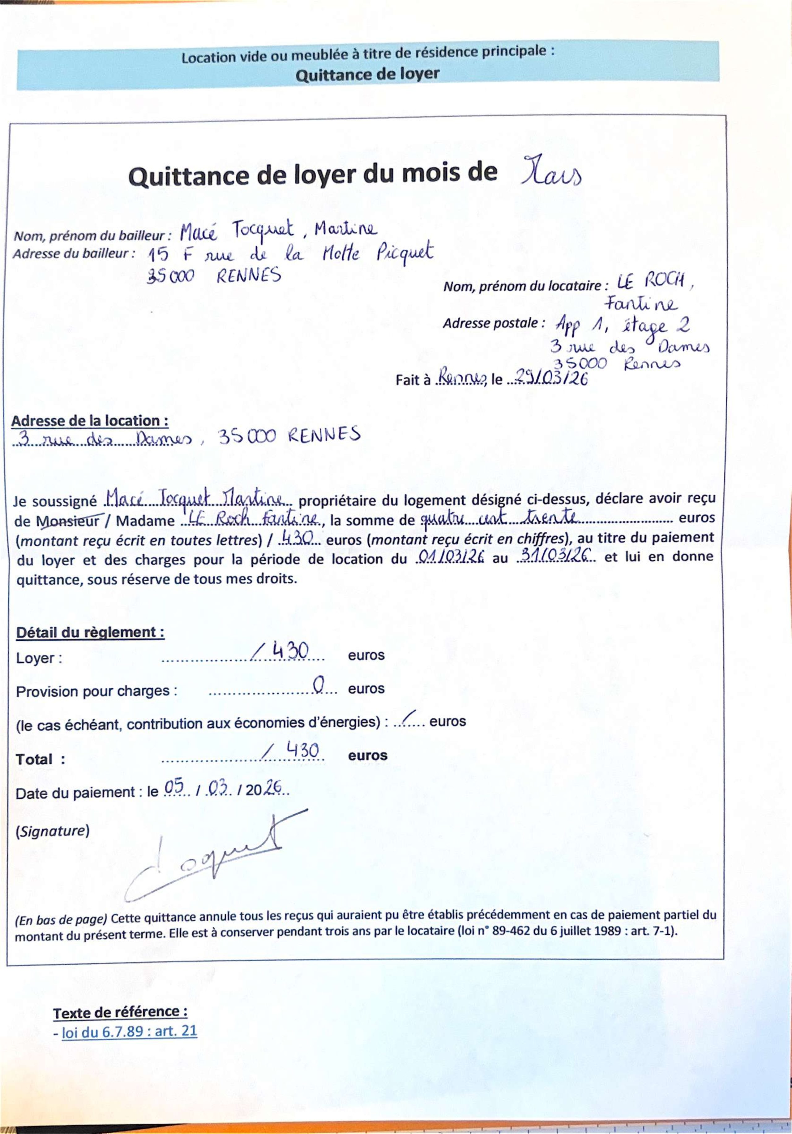 Aperçu de Quittance de loyer Mars_compressed.pdf