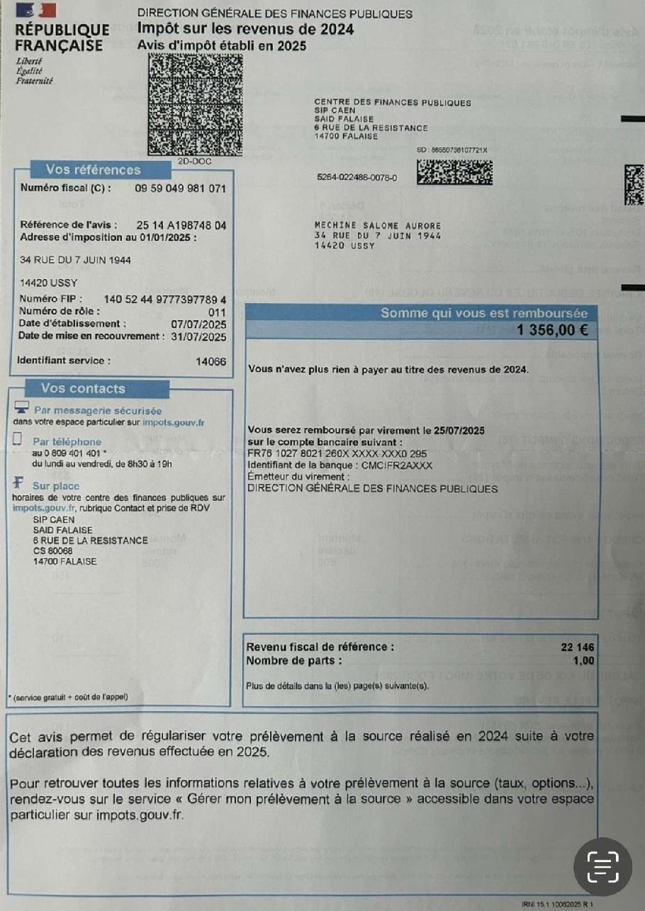 Aperçu de AVIS D'IMPOT N.pdf