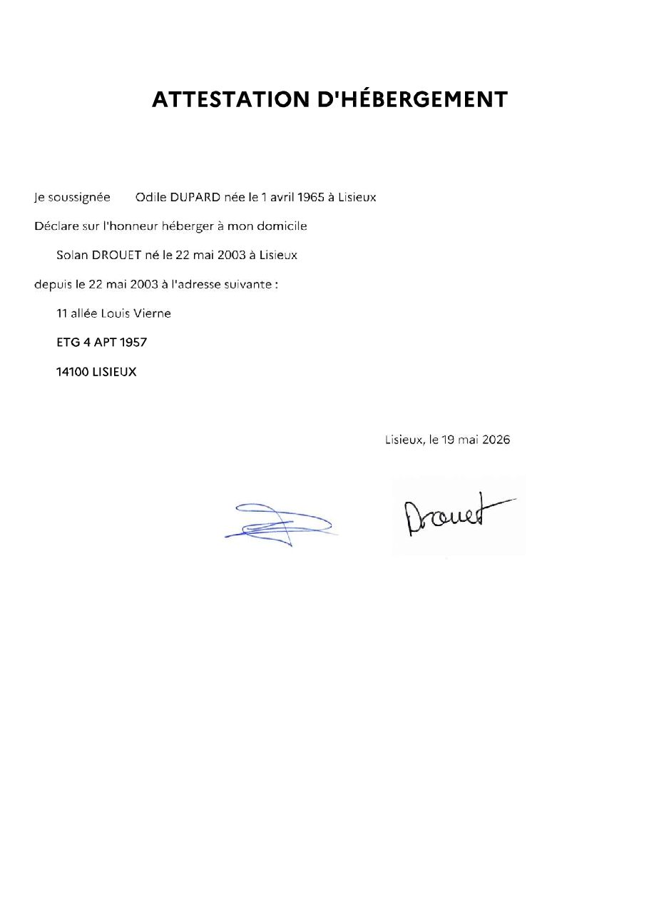 Aperçu de Attestation d'hebergement Drouet Solan.pdf